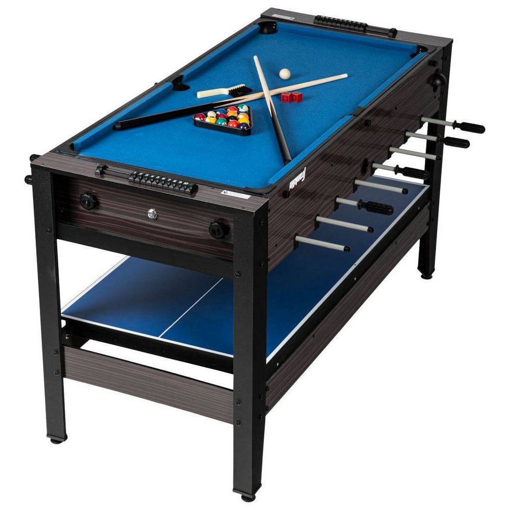 Franklin Sports 54" Multi Game 4 in 1 Arcade with Air Hockey and Bag