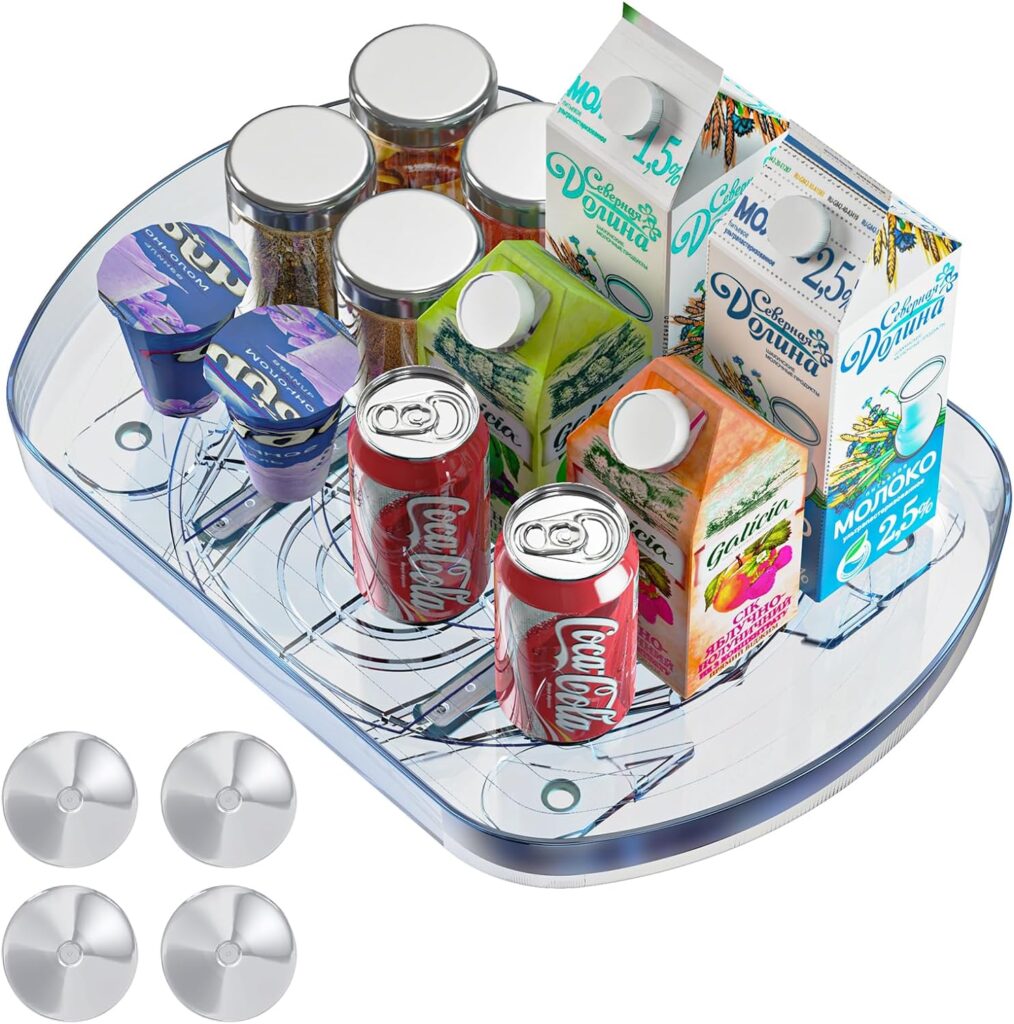 KOCWELL Lazy Susan for Refrigerator