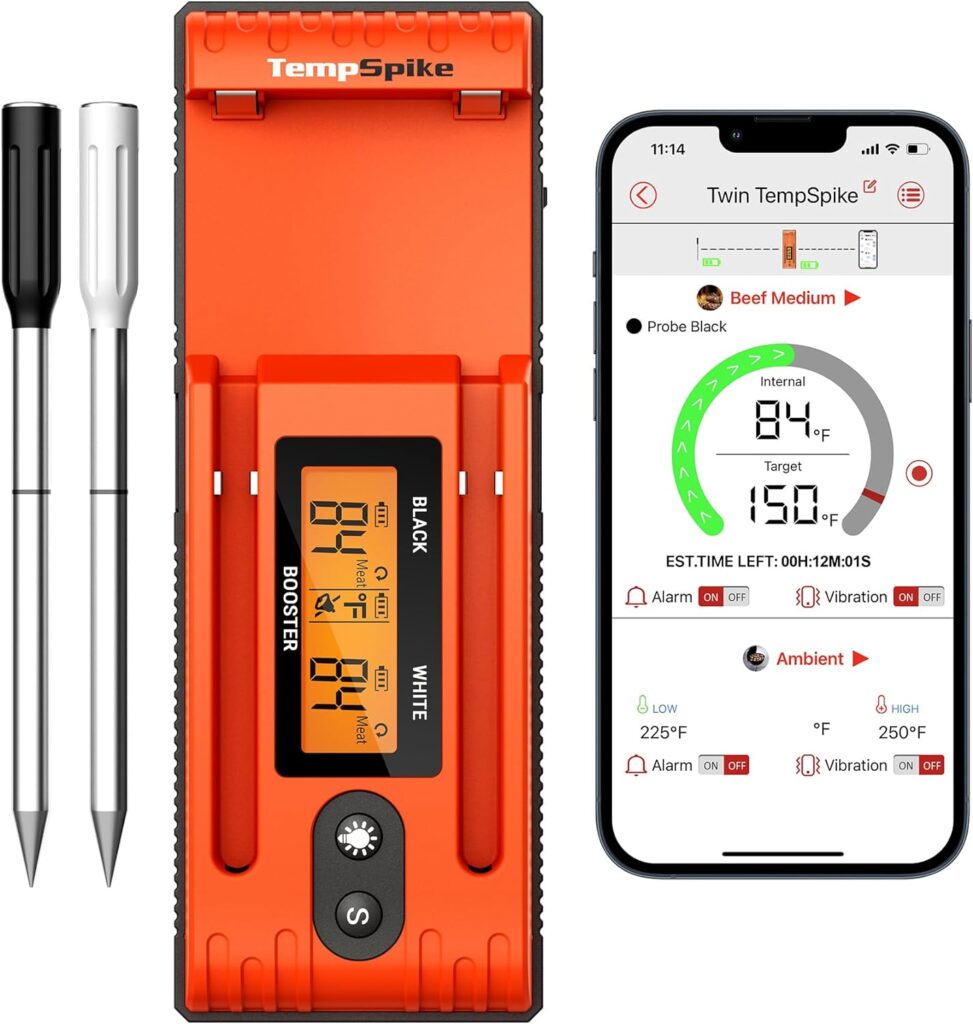 ThermoPro Twin TempSpike Wireless Meat Thermometer