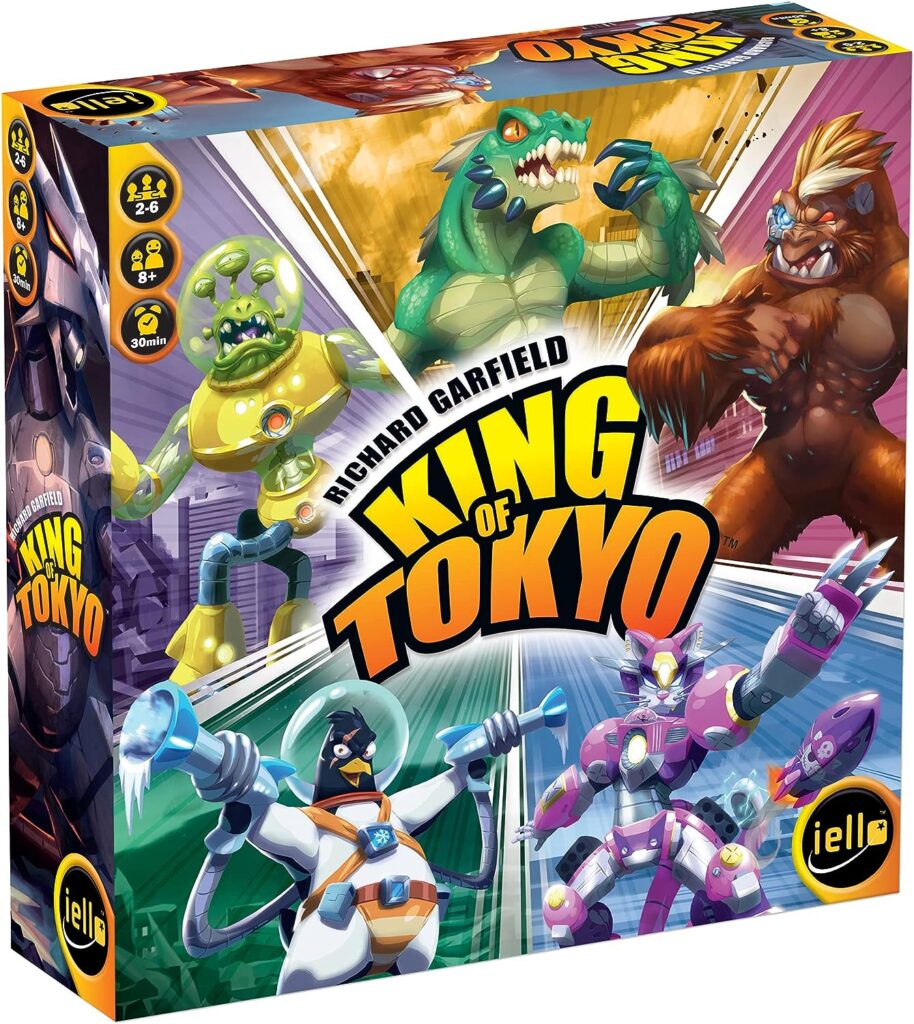 IELLO: King of Tokyo- New Edition, A Strategy Board Game