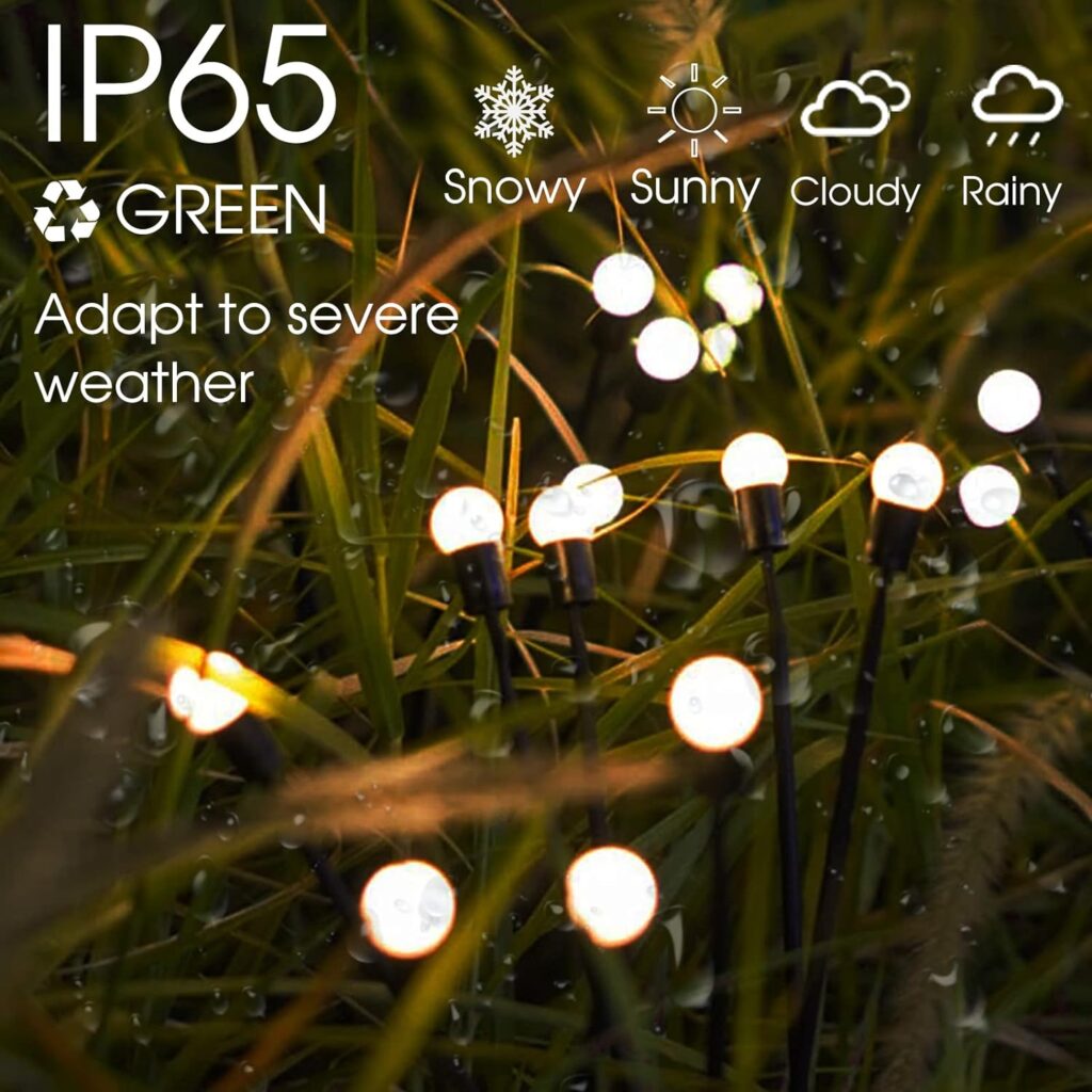 Solar Lights Outdoor: 4 Pack of LED Garden Lights