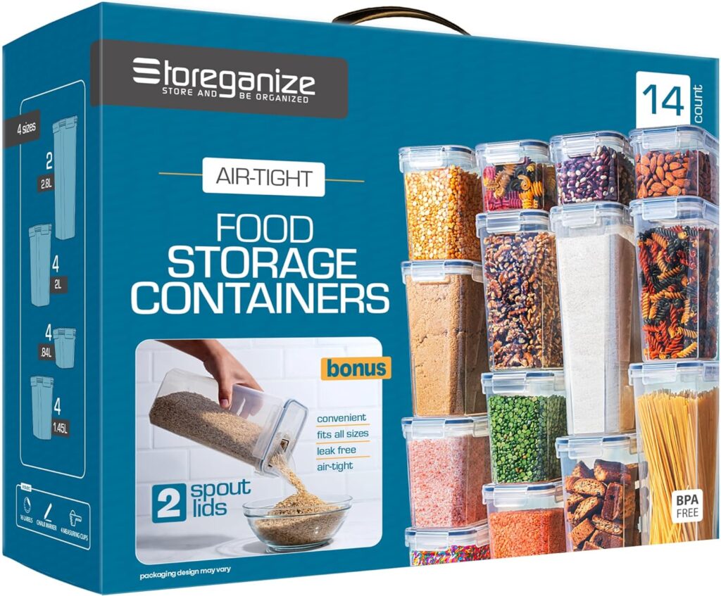 Airtight Food Storage Containers With Lids 14pc