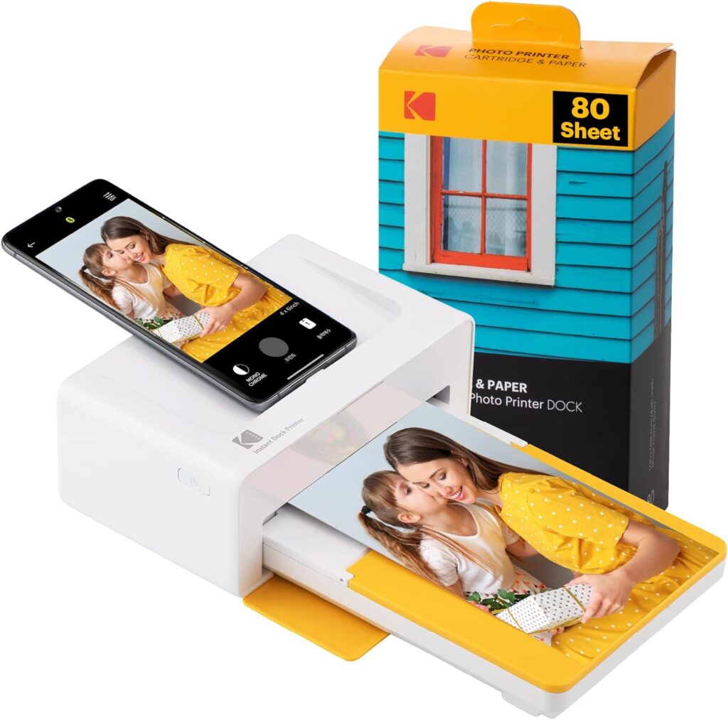 KODAK Dock Plus 4PASS Instant Photo Printer