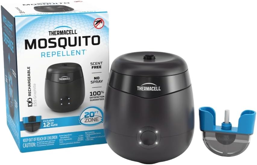 Thermacell Patio Shield Mosquito Repellent E-Series Rechargeable Repeller
