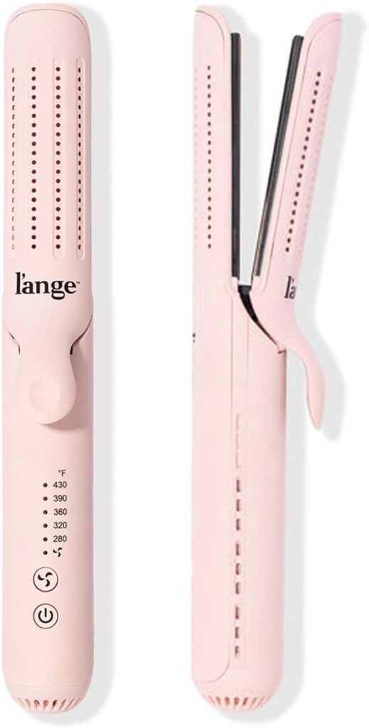 L'ANGE HAIR Le Duo Standard 360° Airflow Styler | 2-in-1 Curling Wand & Titanium Flat Iron Hair Straightener