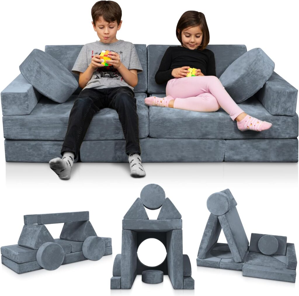Lunix LX15 14pcs Modular Kids Play Couch