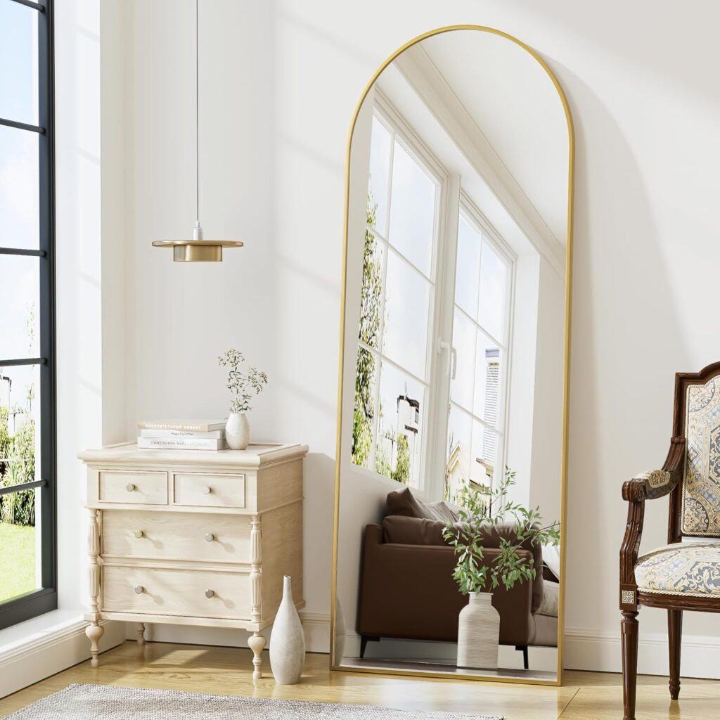 Arched Floor Mirror