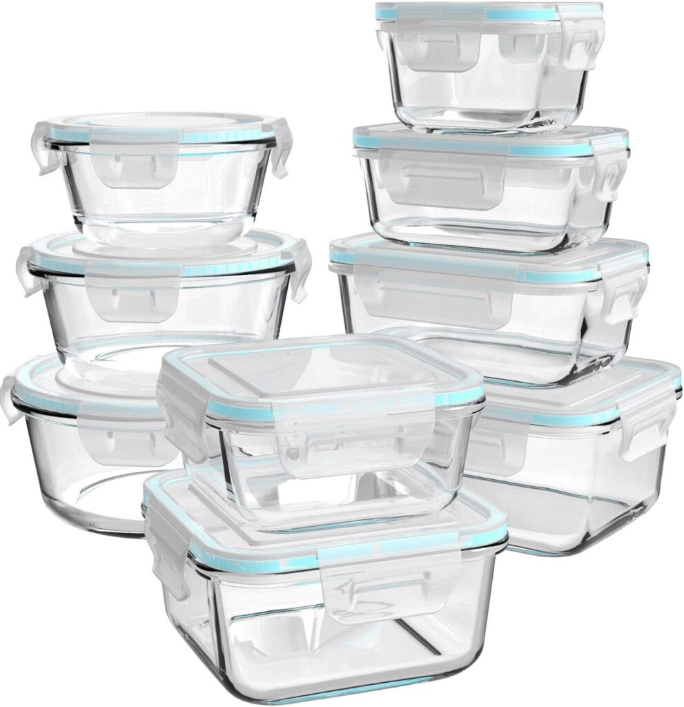 Glass Food Storage Containers with Lids
