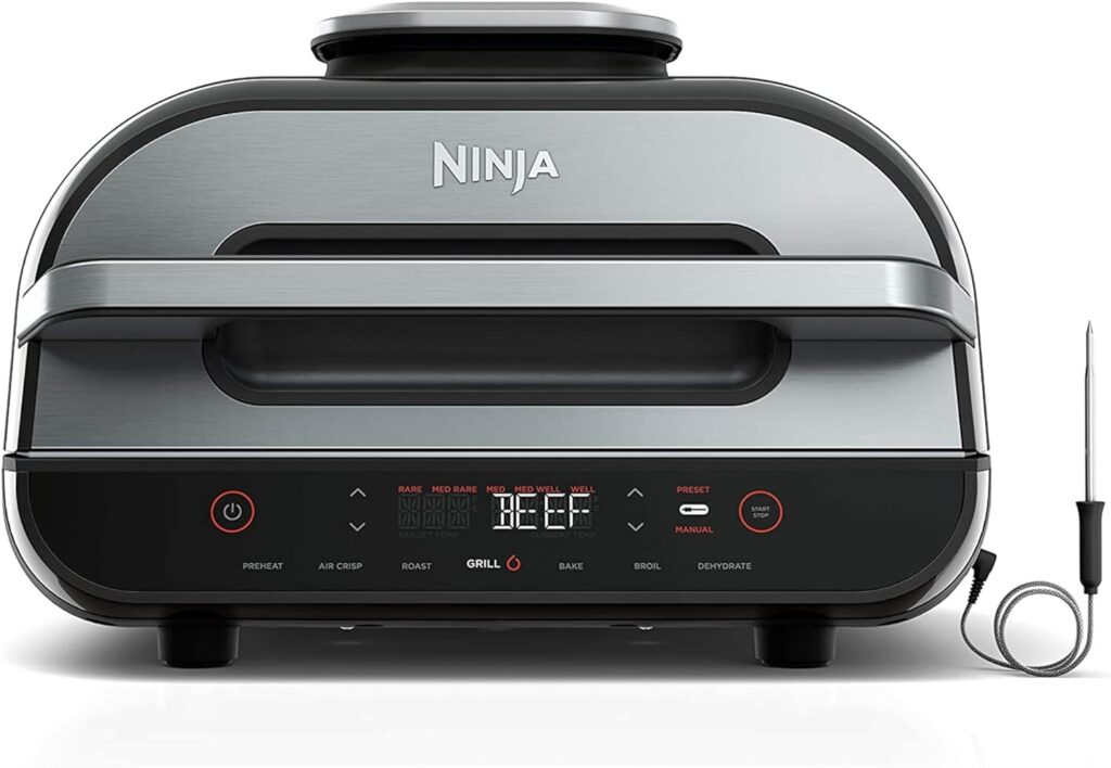 Ninja FG551 Foodi Smart XL 6-in-1 Indoor Grill with Air Fry