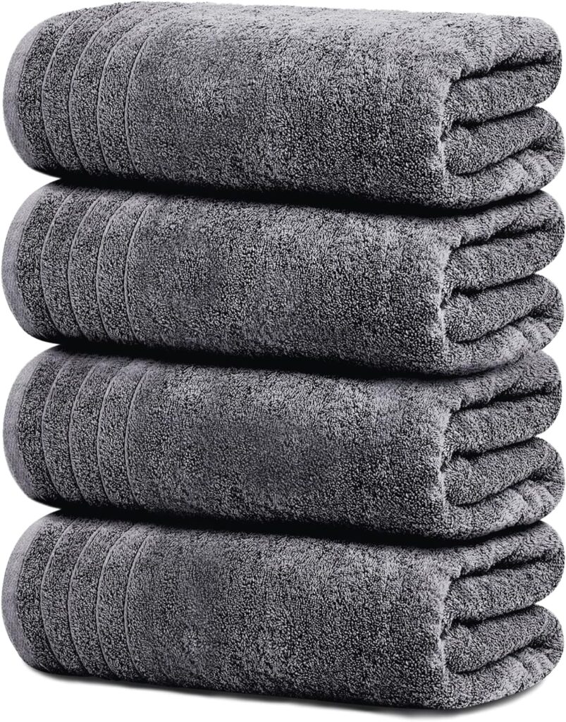 Tens Pack of 4 Extra Large Bath Towels