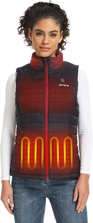 ORORO Women's Lightweight Heated Vest