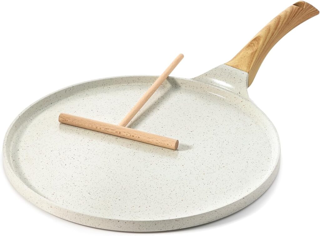 SENSARTE Nonstick Crepe Pan with Spreader