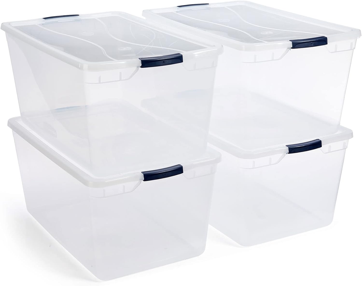 Rubbermaid Cleverstore Storage Bins with Latching Lids