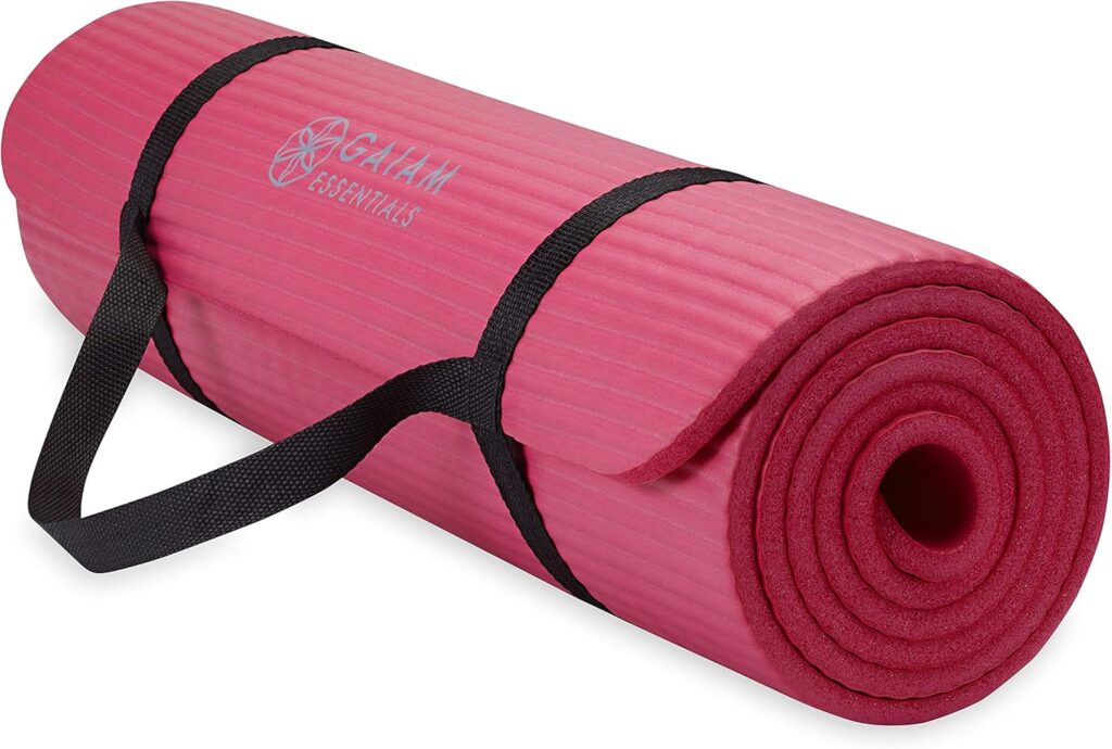 Gaiam Essentials Thick Yoga Mat