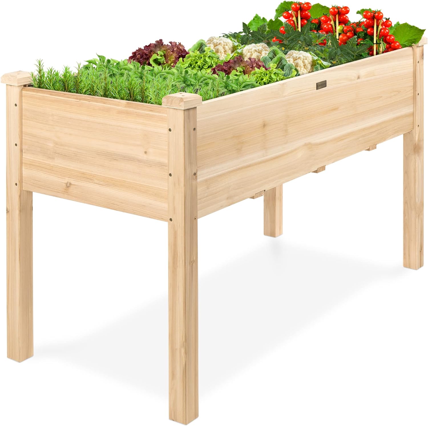 Wood Planter Box Stand