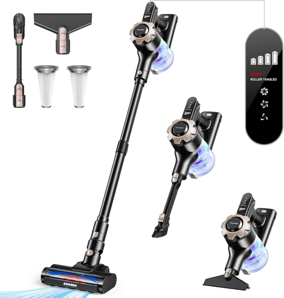 Cordless Vacuum Cleaner, 8-in-1 Lightweight Stick Vacuum