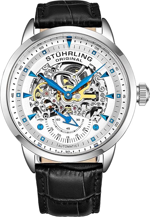 Stuhrling Original Men's Skeleton Watch