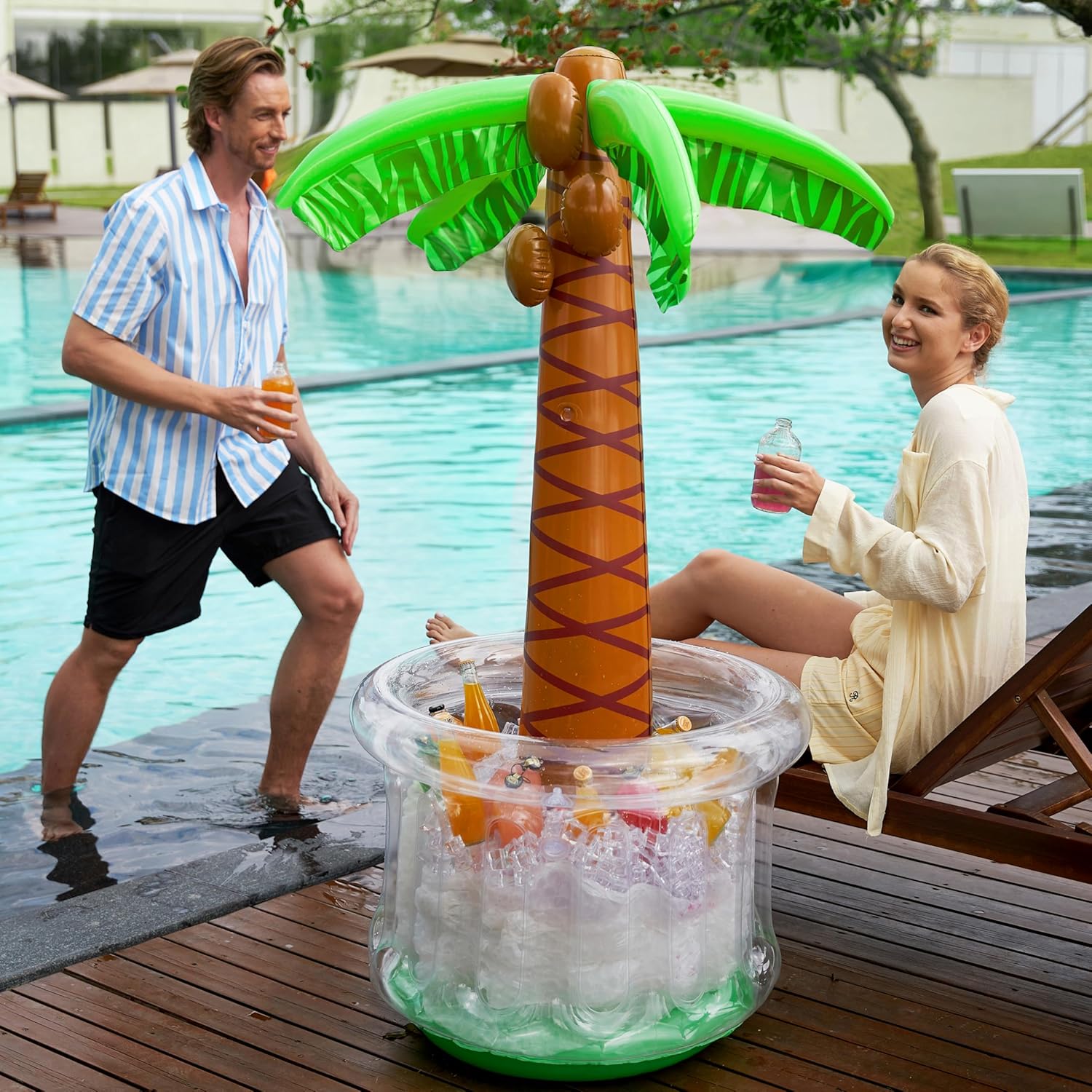 Inflatable Palm Tree Cooler