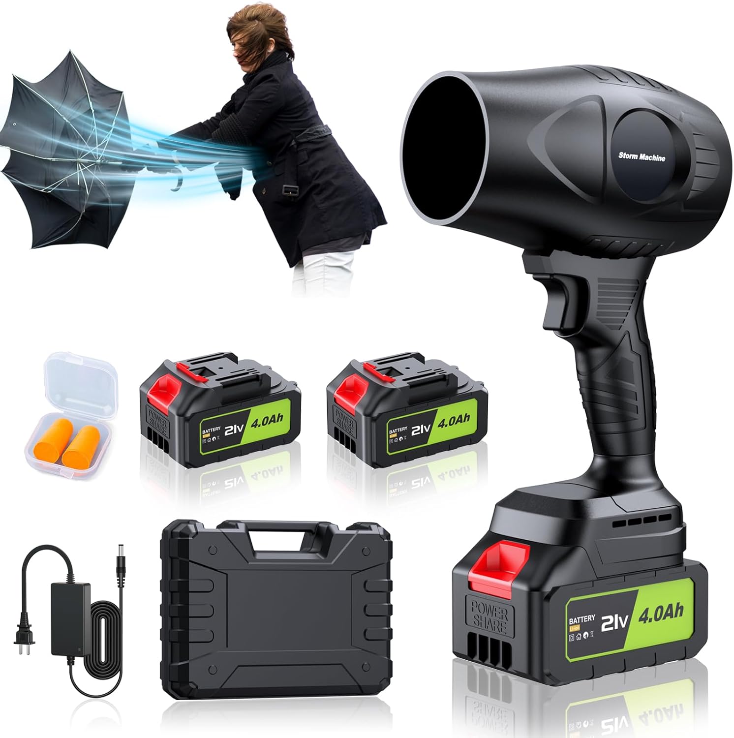 High-Speed Cordless Air Blower – Lightweight, All-Season Use