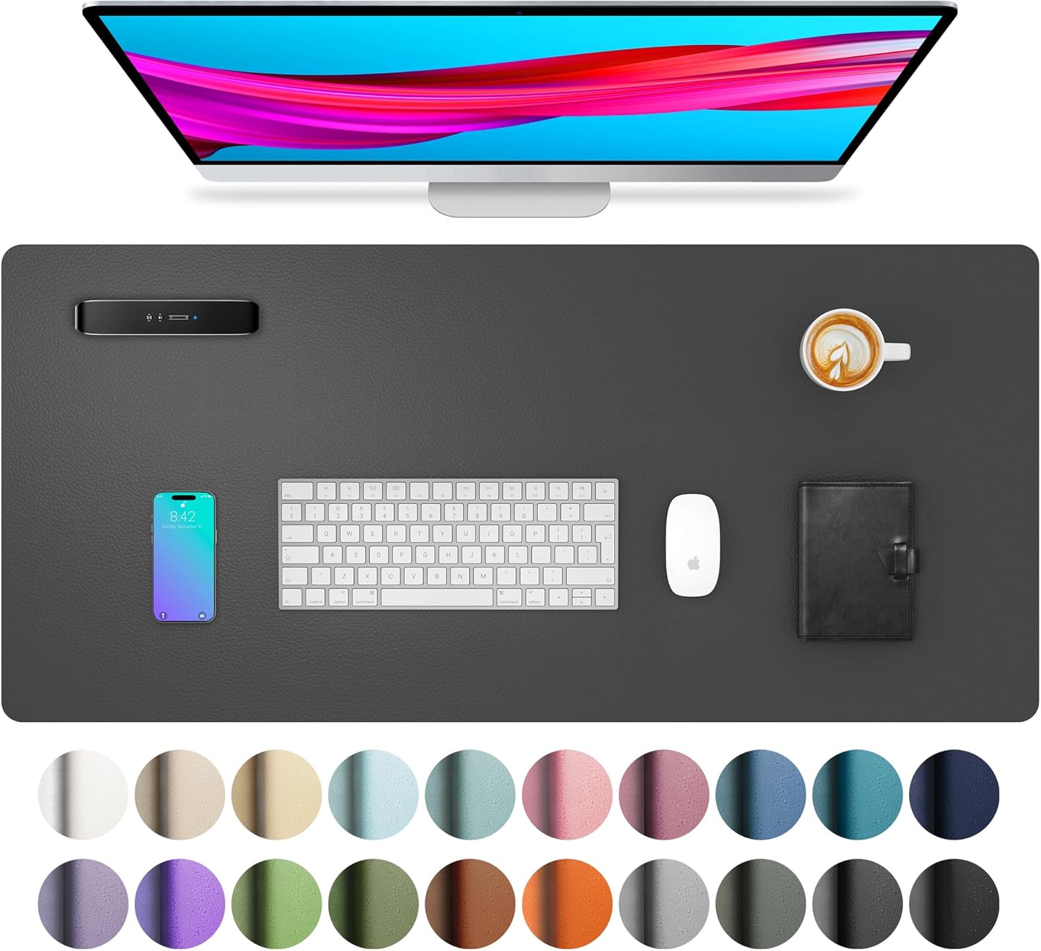 Aothia Leather Office Desk Mat
