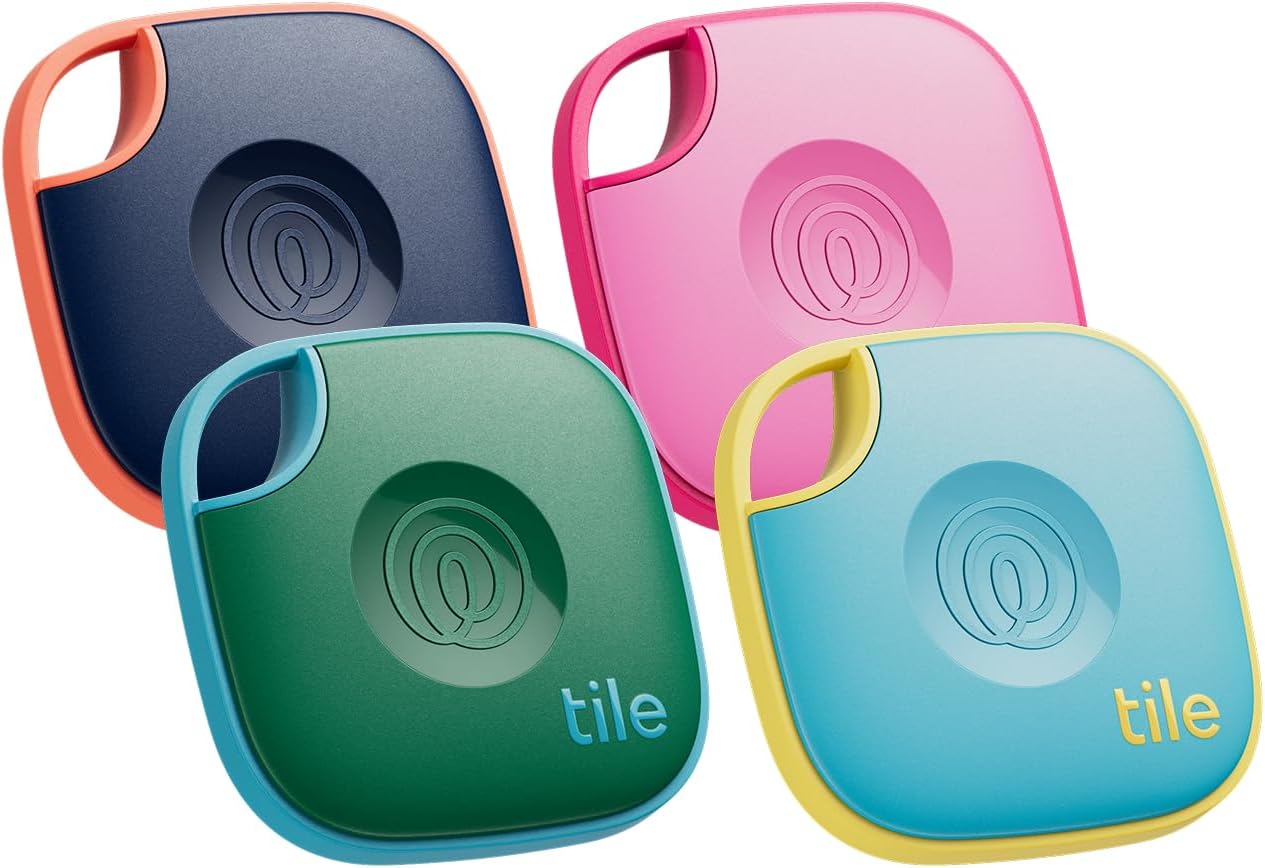 Tile Mate 4-Pack – Bluetooth Item & Phone Tracker