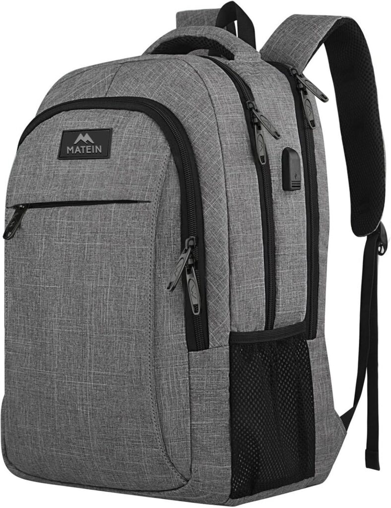 MATEIN Travel Backpack with USB Charging Port