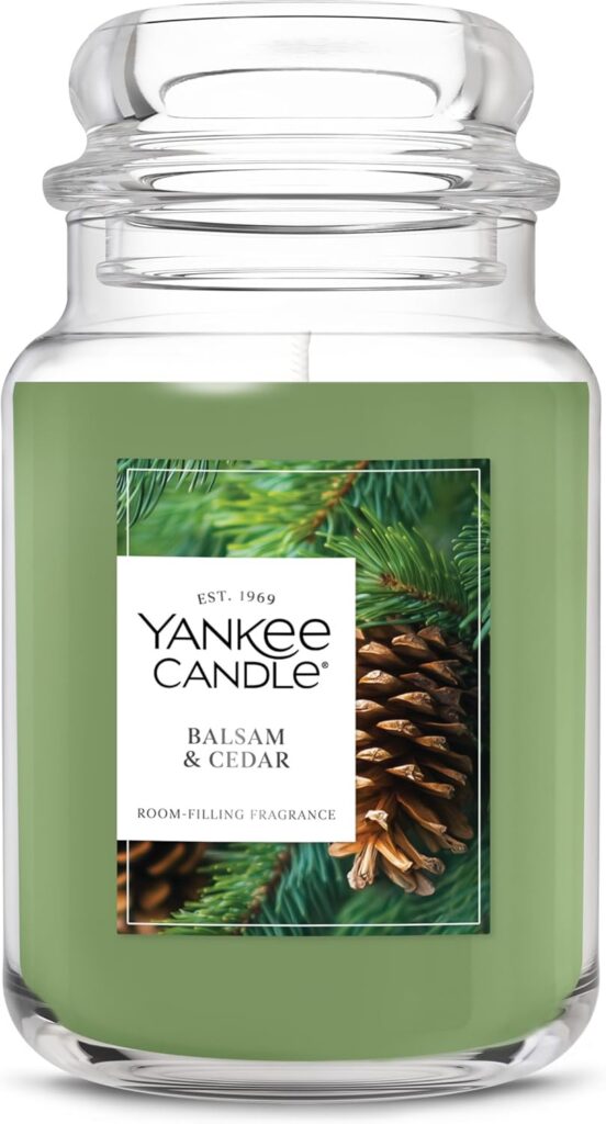 Yankee Balsam & Cedar Scented Candle