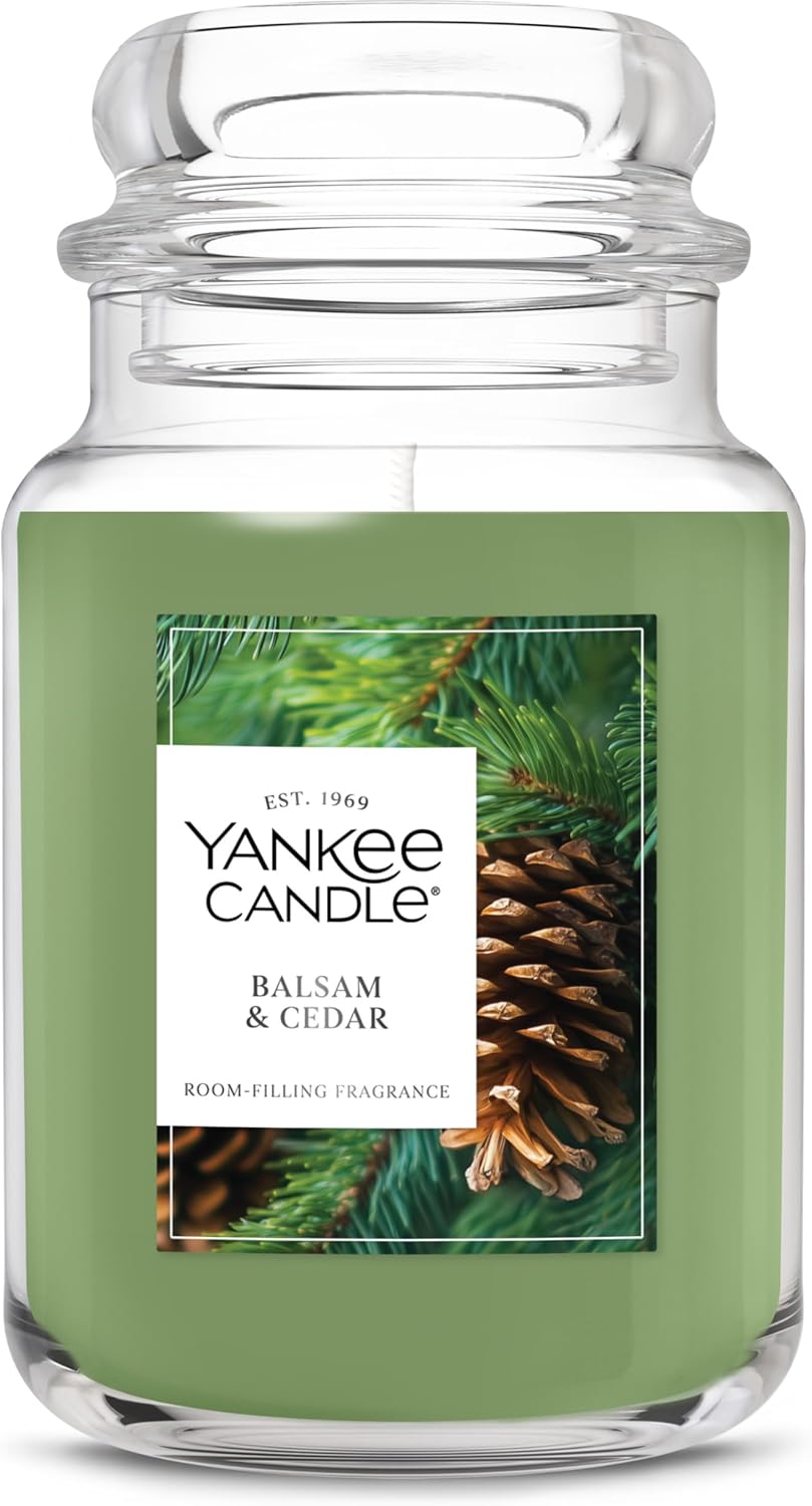Yankee Balsam & Cedar Scented Candle